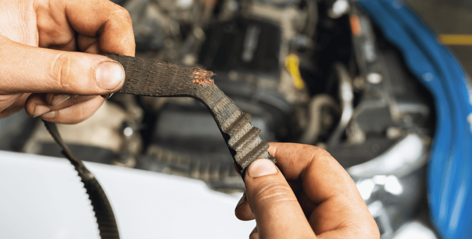Timing belt replacement preventive car maintenance